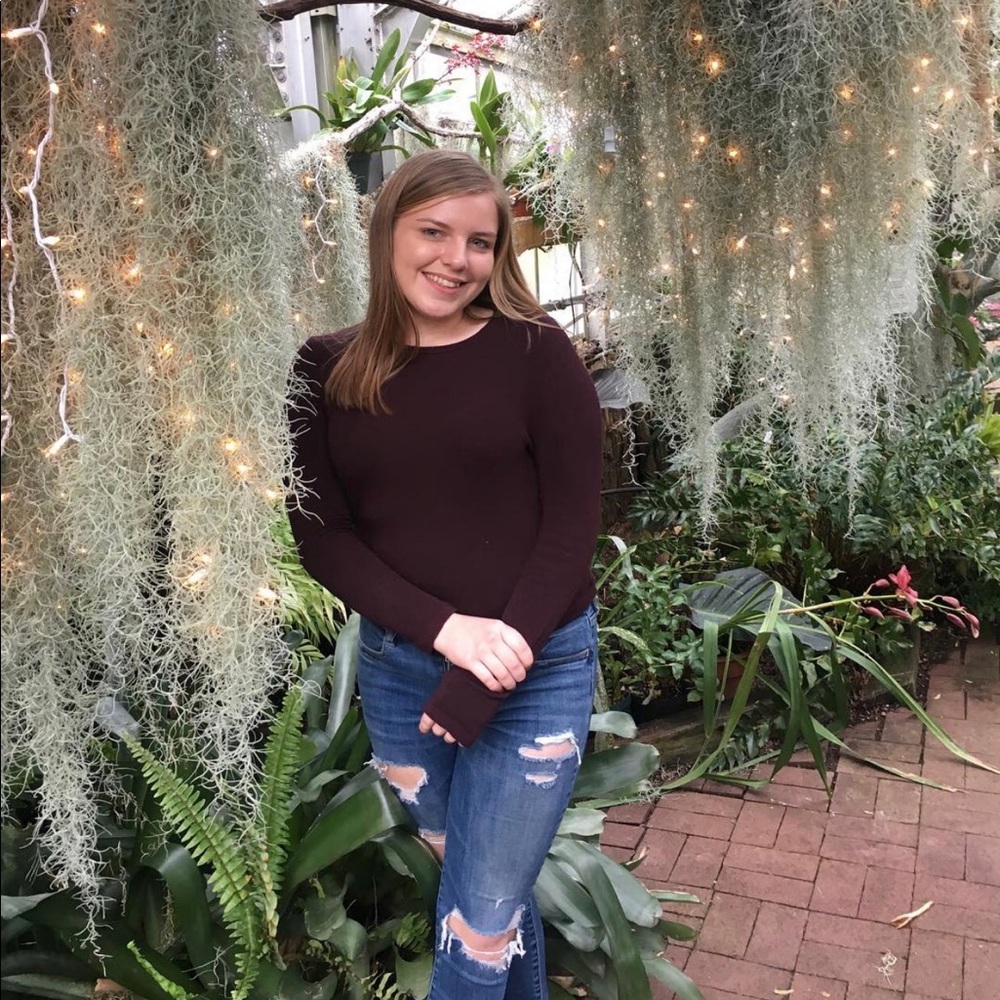 Brandy Melville Plum colored Sweater